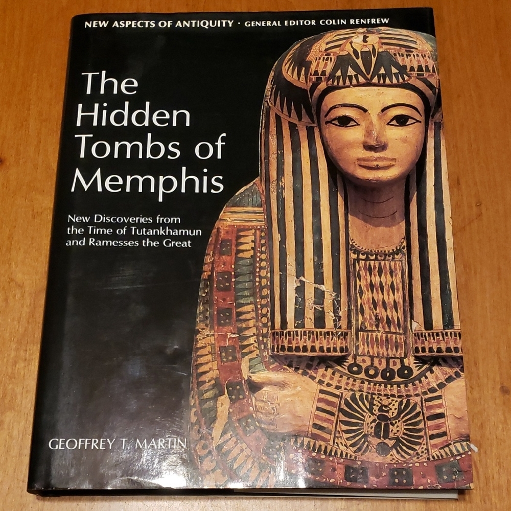 The Hidden Tombs of Memphis by — Brown & Black Decorative Book